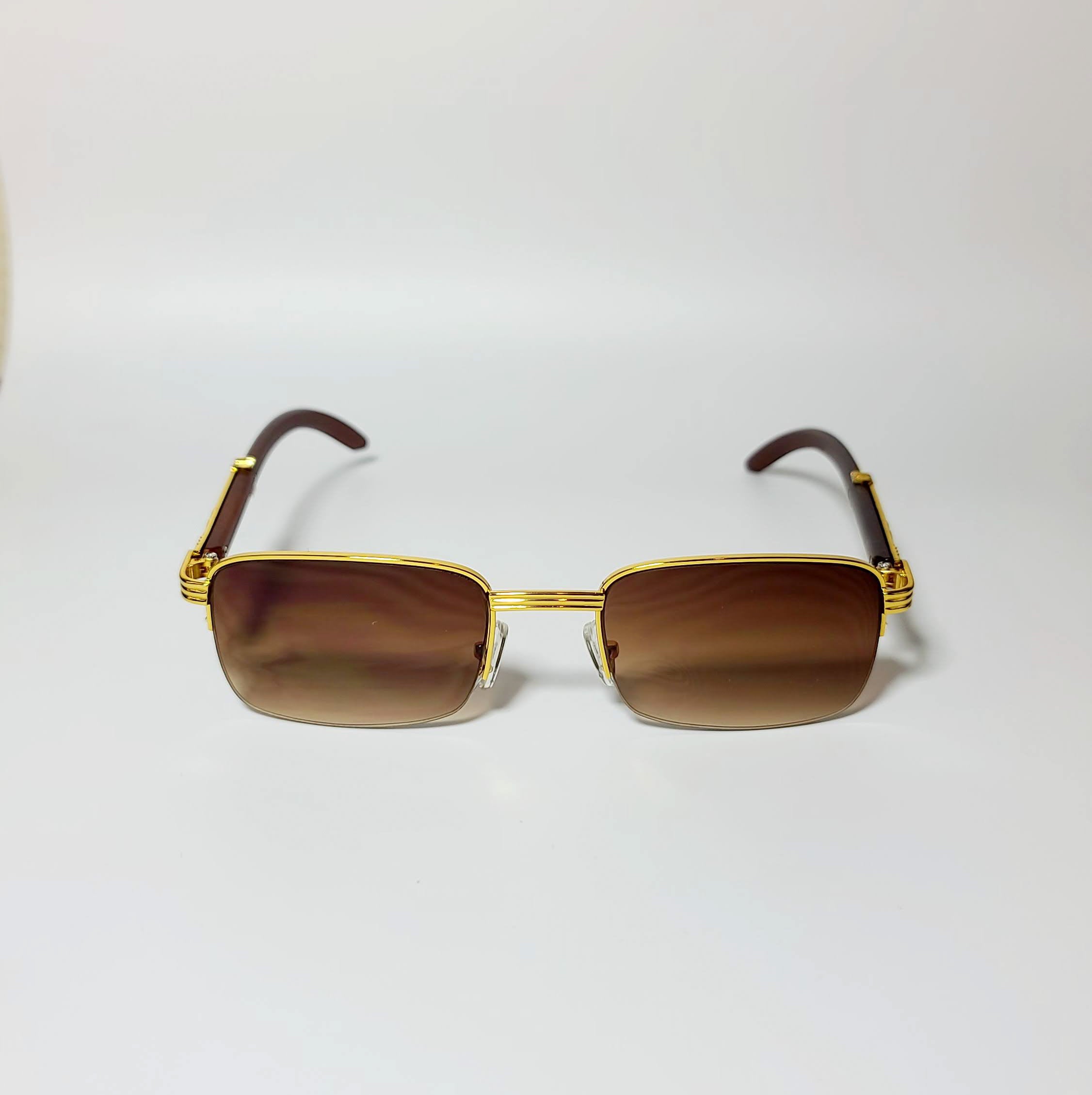 High Quality Metal Frame, Tinted Lens, Sunglasses UV400 luxury