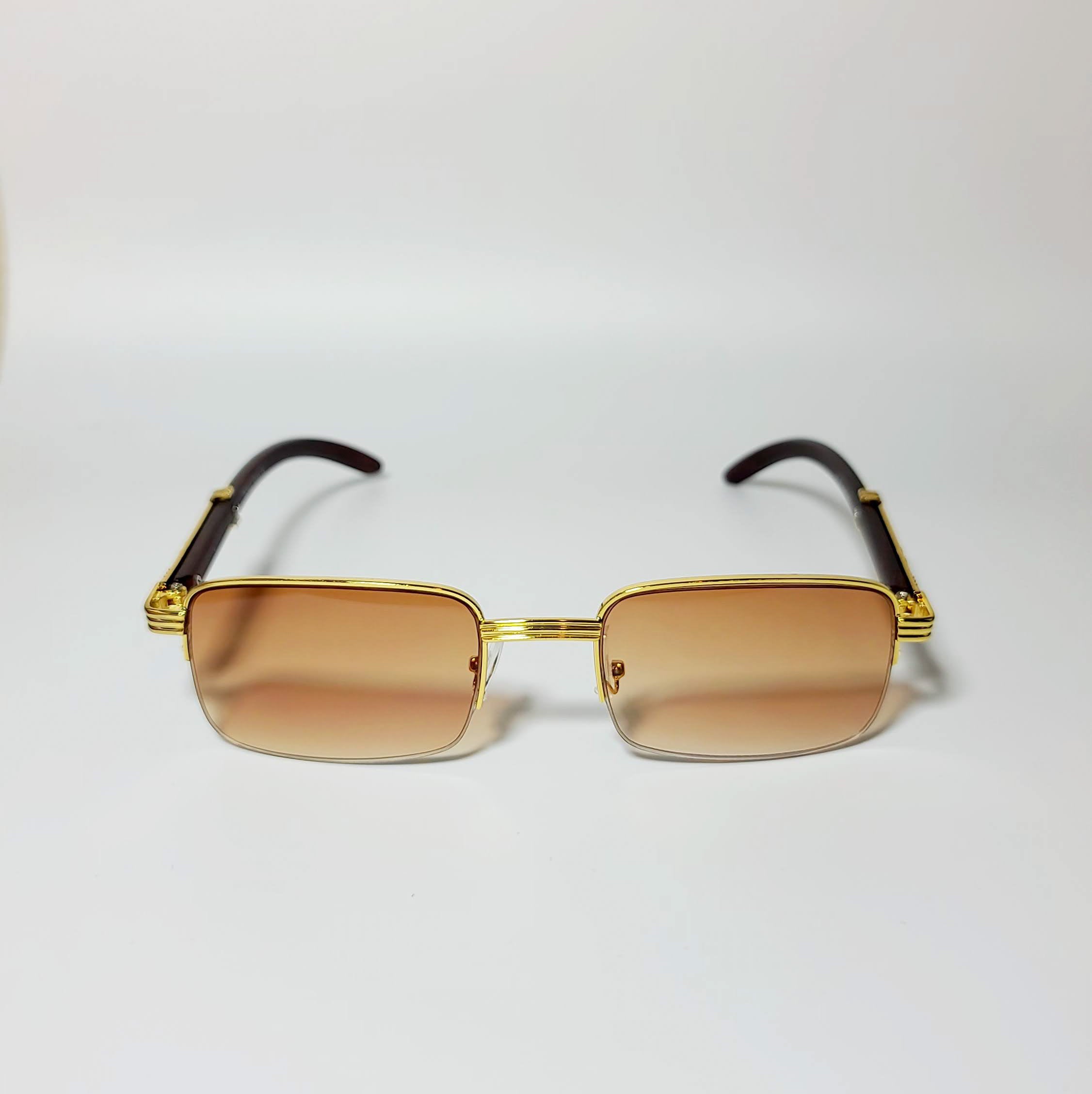 High Quality Metal Frame, Tinted Lens, Sunglasses UV400 luxury