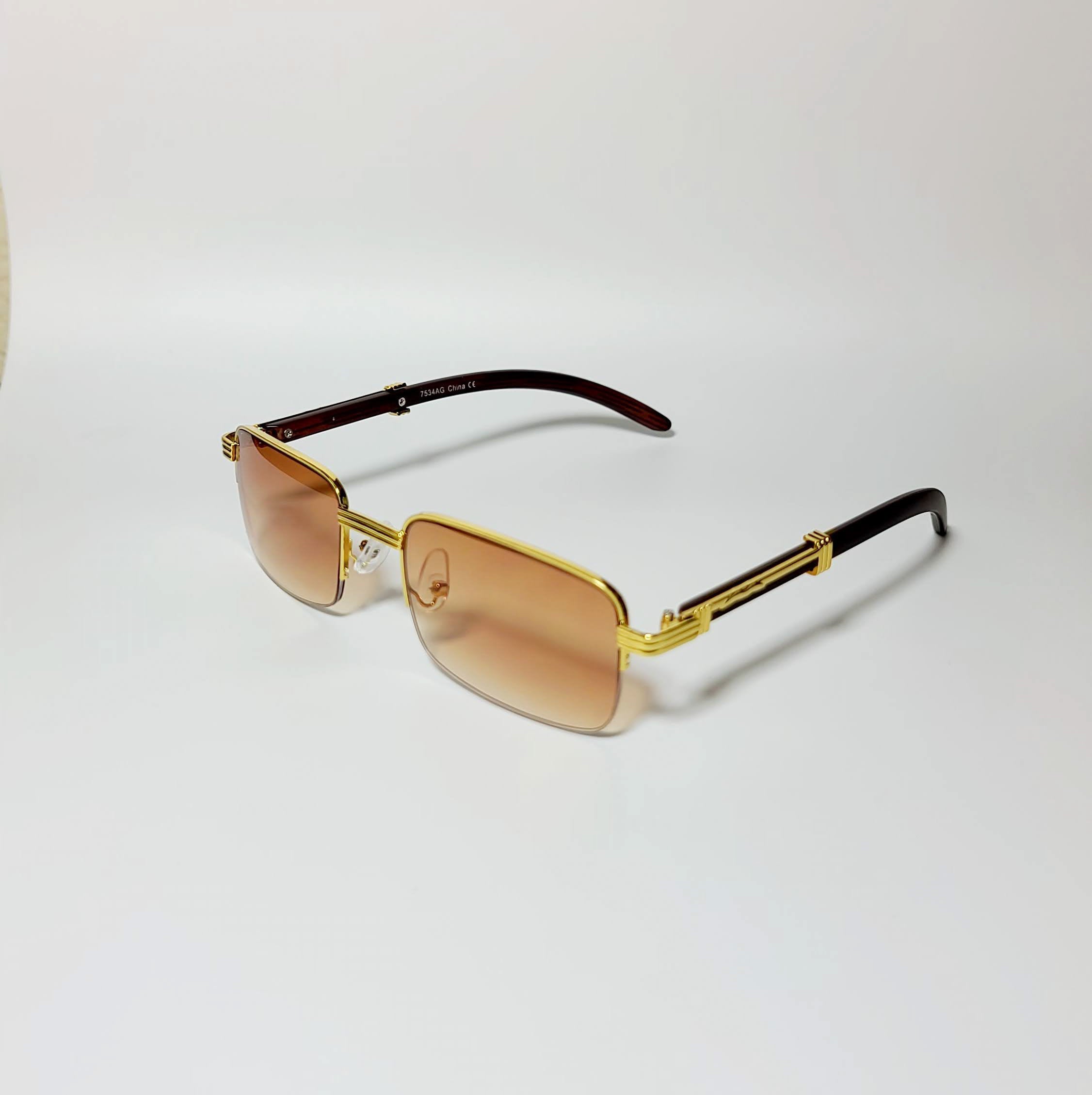 High Quality Metal Frame, Tinted Lens, Sunglasses UV400 luxury