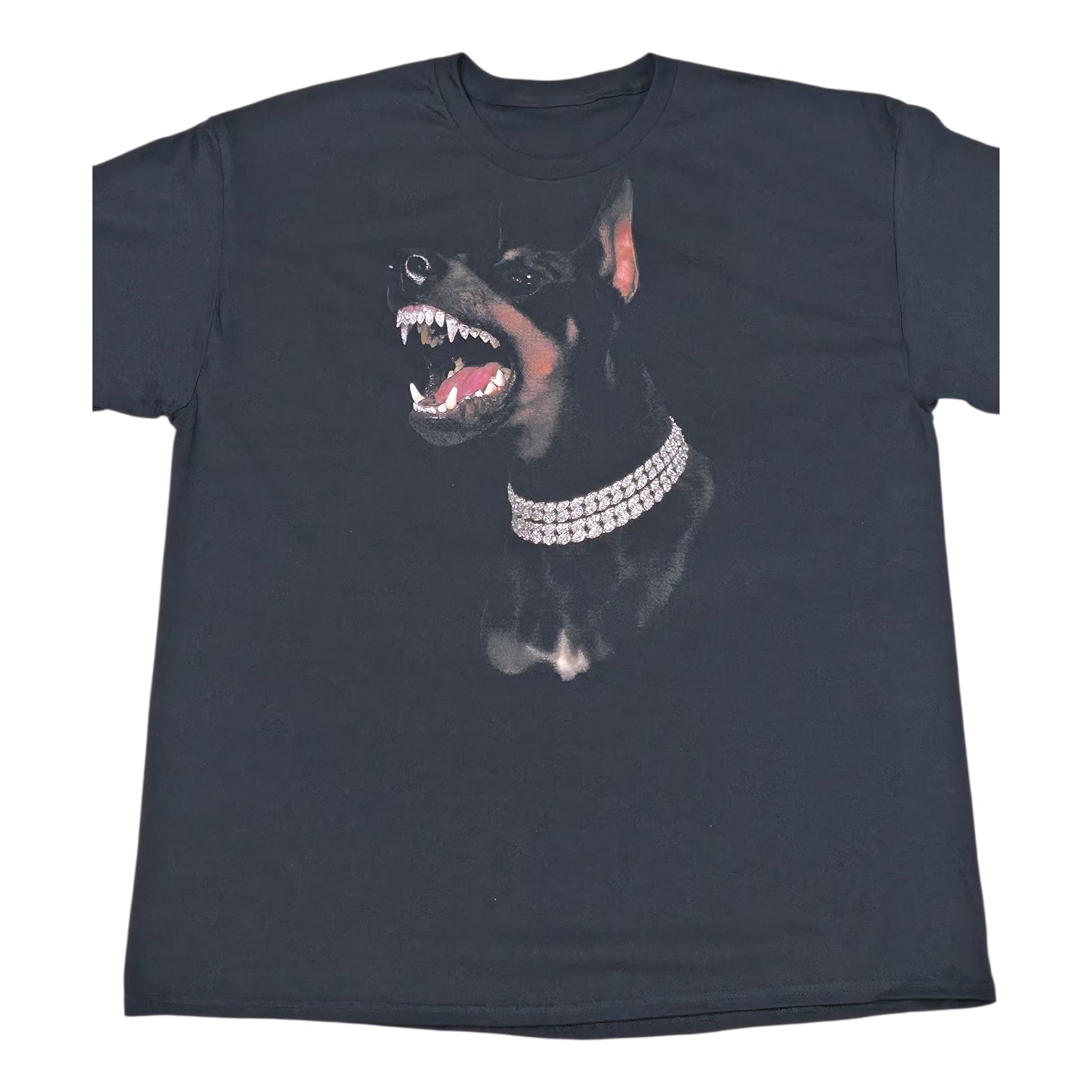 Dobermann Pincher Iced Out Teeth and Chain T Shirt