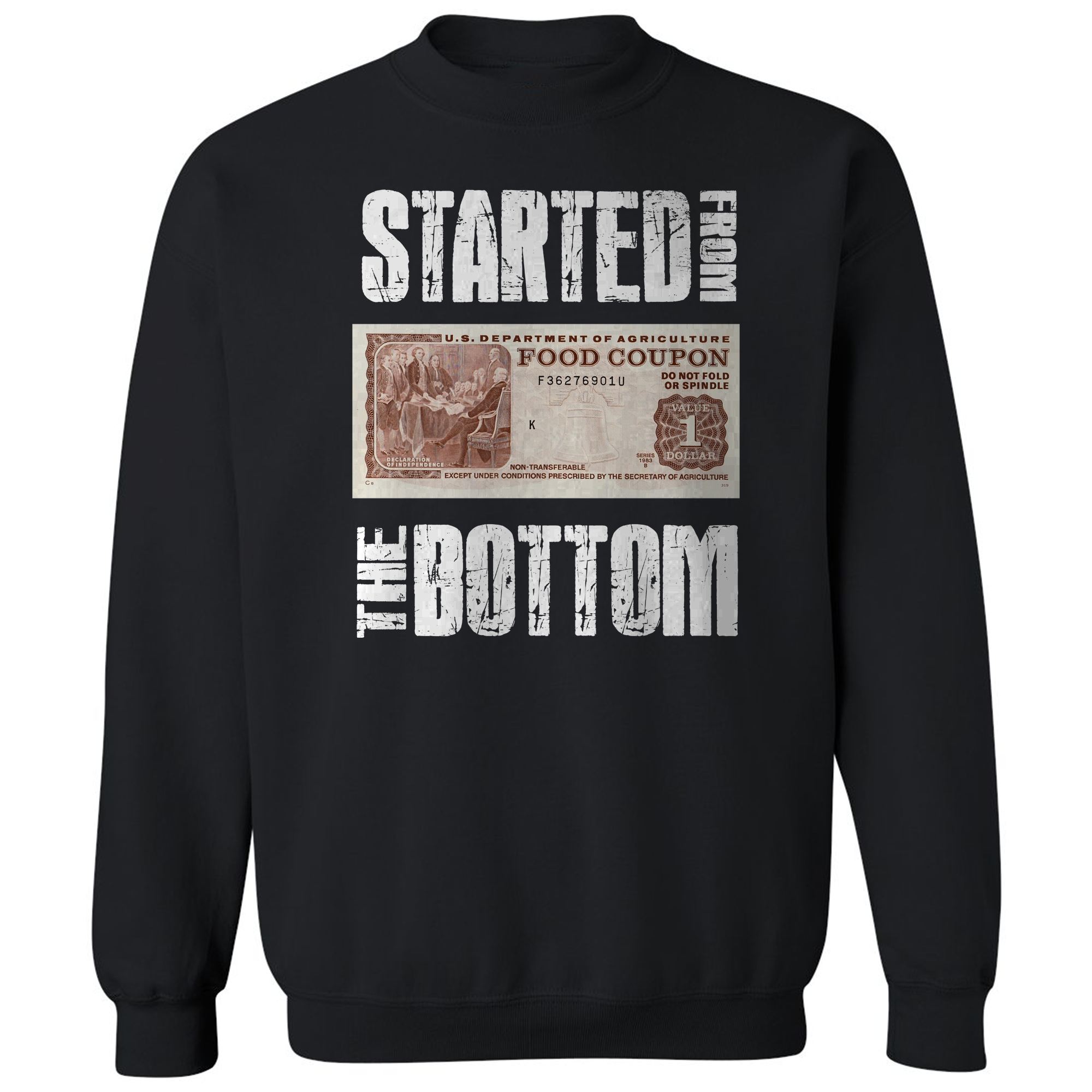 Started From The Bottom Hoodie Sweater Menswear Shirt casual comfy