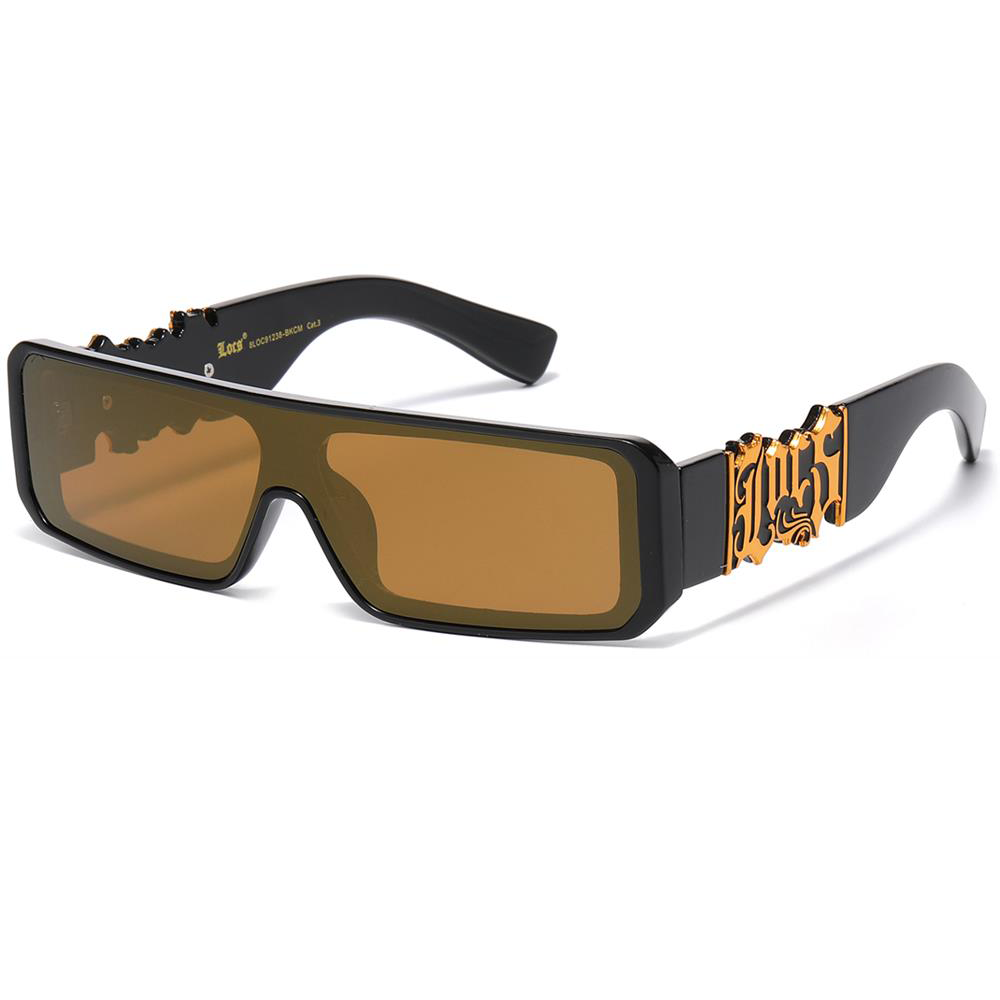 OG Slim LOCS Slim Frame Black Gold Embed Sunglasses Men women savage sunglass