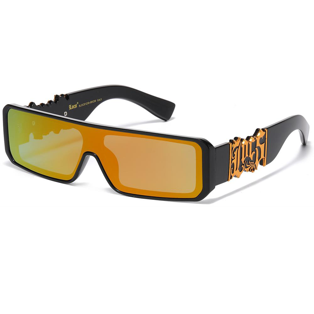 OG Slim LOCS Slim Frame Black Gold Embed Sunglasses Men women savage sunglass