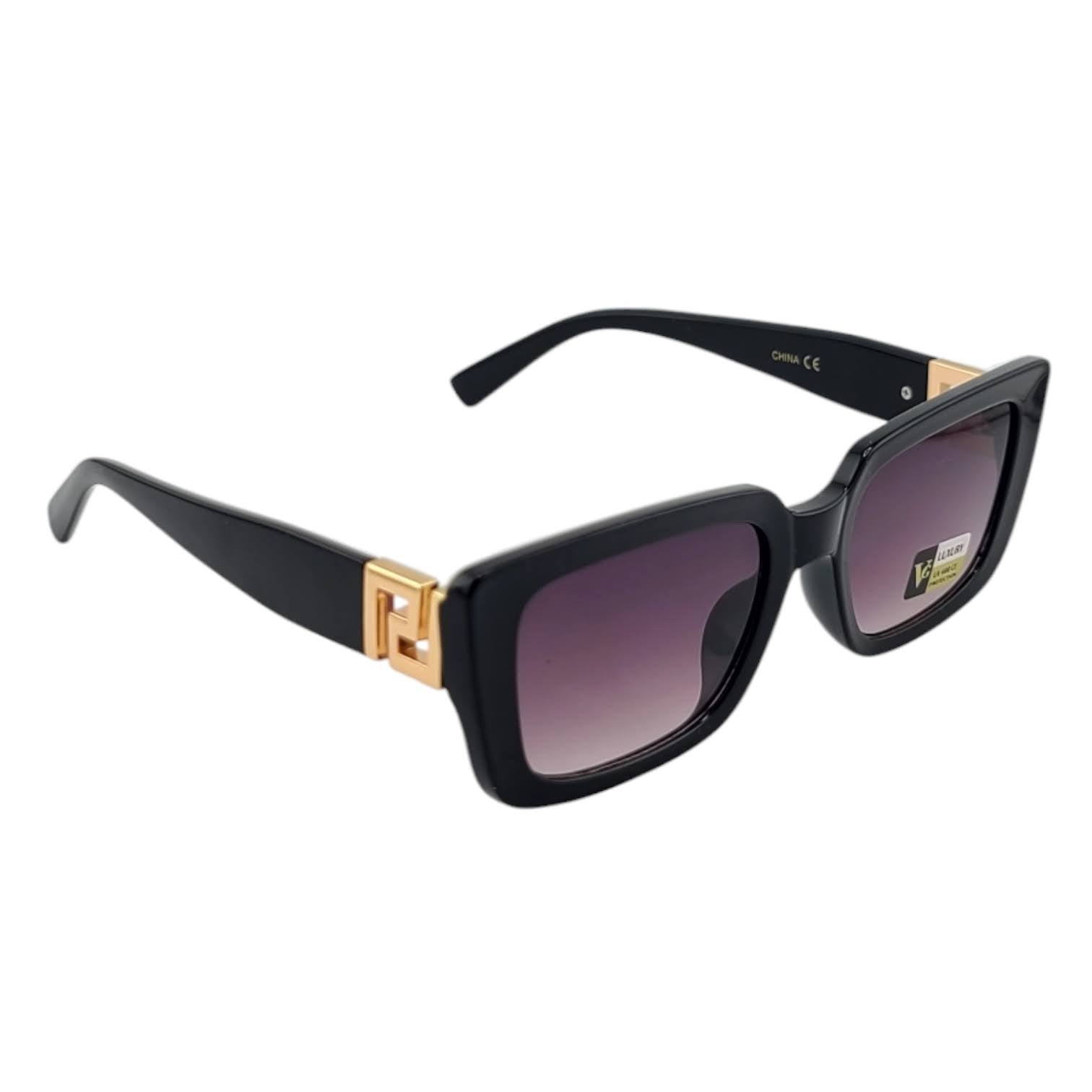 Luxury Style Square Frame Tented Sunglasses women Men fashion accessory