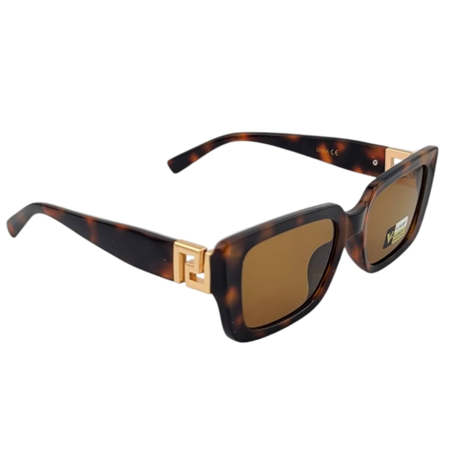 Luxury Style Square Frame Tented Sunglasses women Men fashion accessory