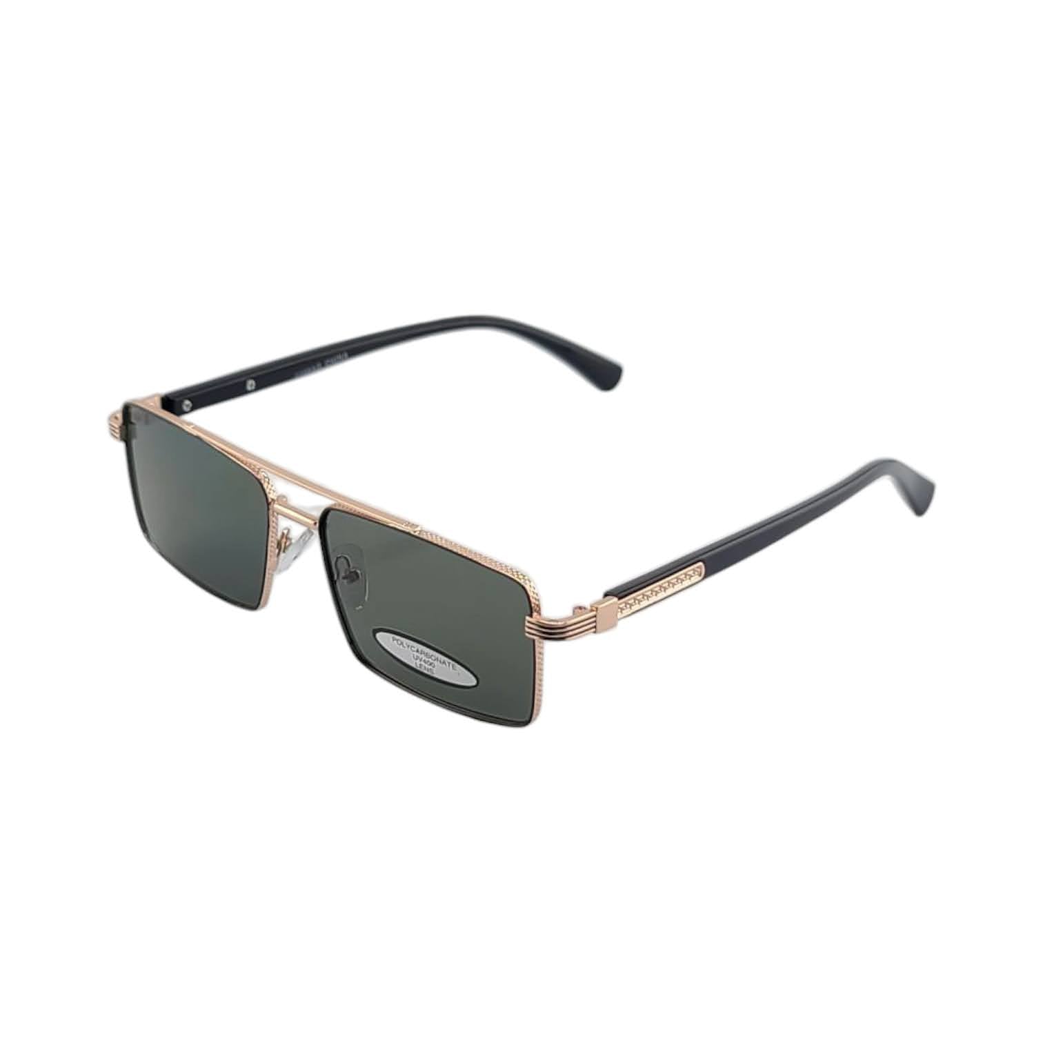 Sleek Metal Frame Stylish Rectangle Sunglasses luxury fashion accessory