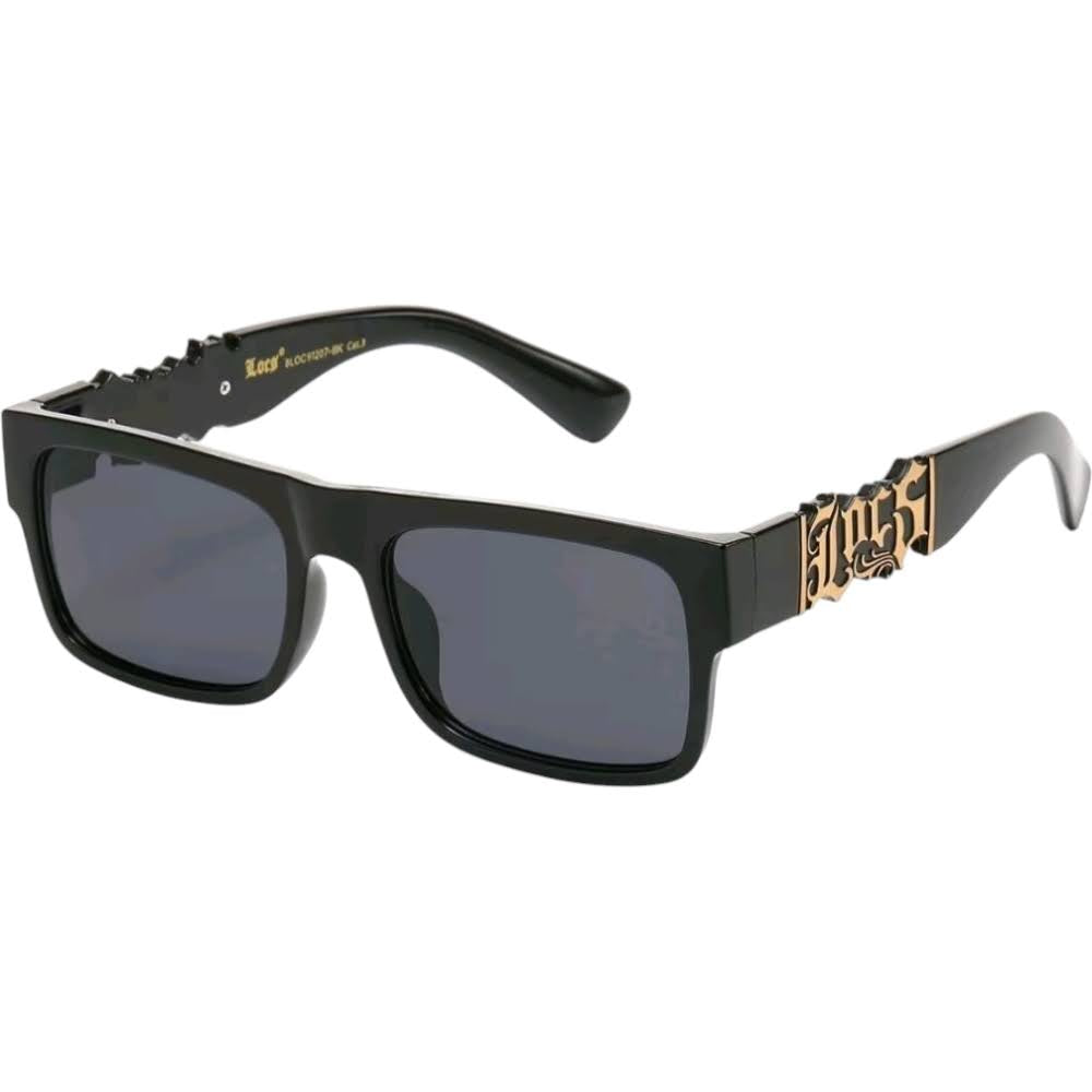 OG LOCS Medium Size Frame Black Gold Embed Sunglasses Men women savage sunglass