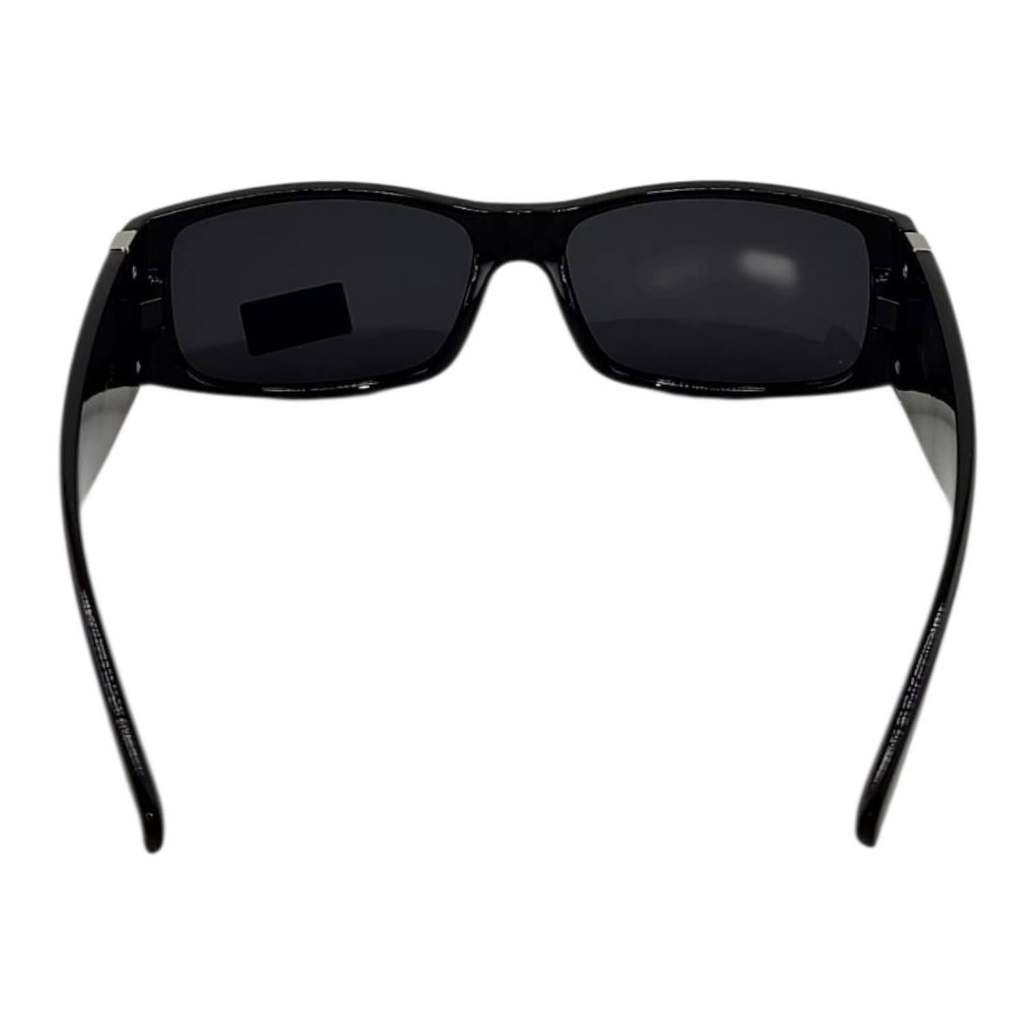 OG LOCS Oval Fit Wrap Around Style Side Logo Trendy Super Dark Sunglasses