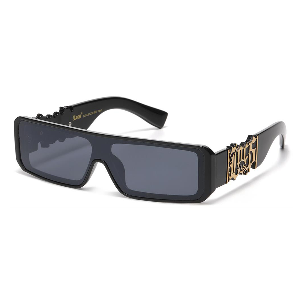 OG Slim LOCS Slim Frame Black Gold Embed Sunglasses Men women savage sunglass