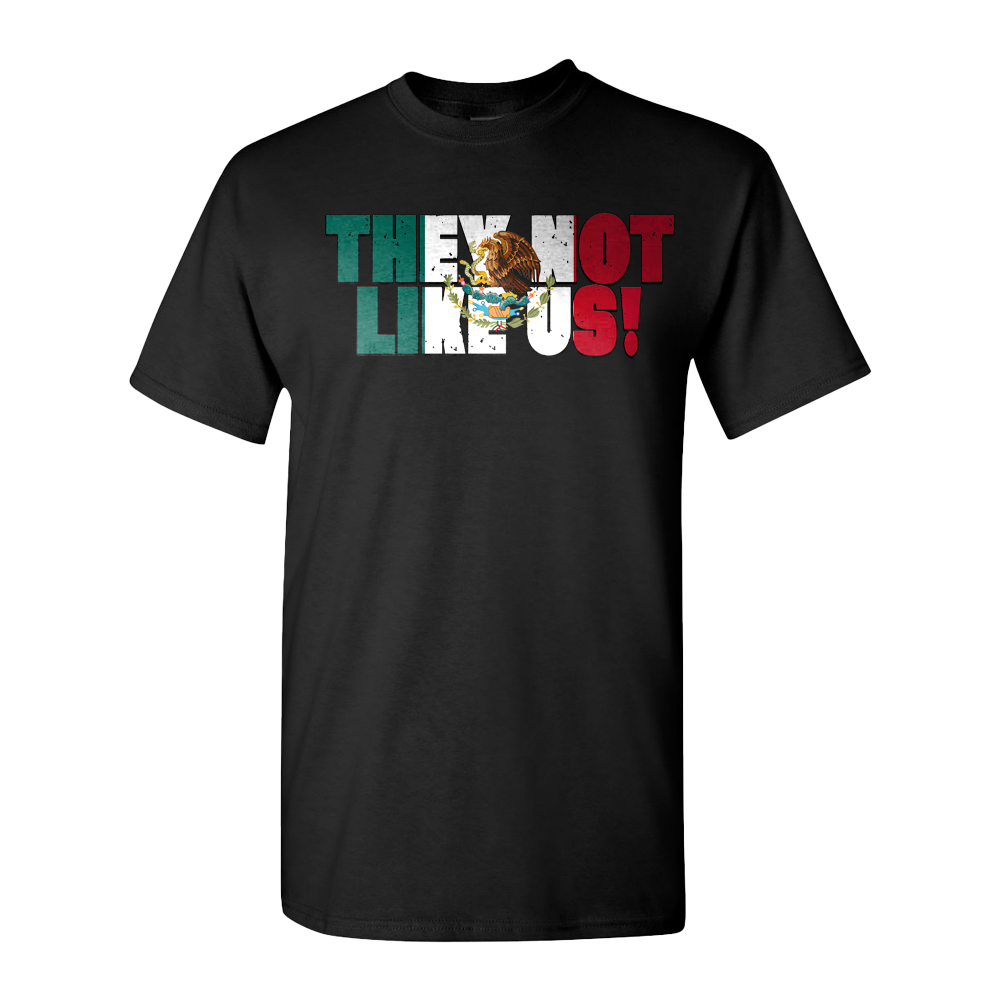 They Not Like Us T-Shirt Mexico Flag Unisex