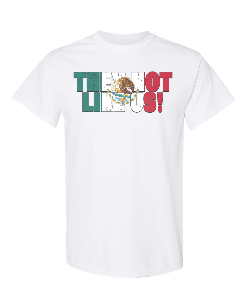 They Not Like Us T-Shirt Mexico Flag Unisex