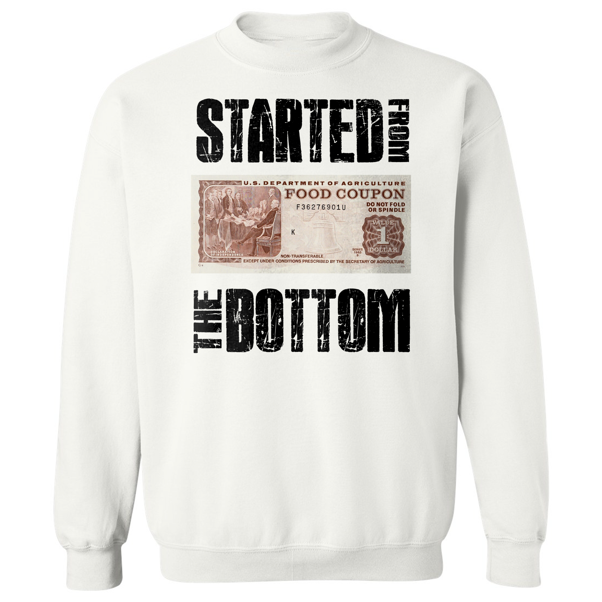 Started From The Bottom Hoodie Sweater Menswear Shirt casual comfy