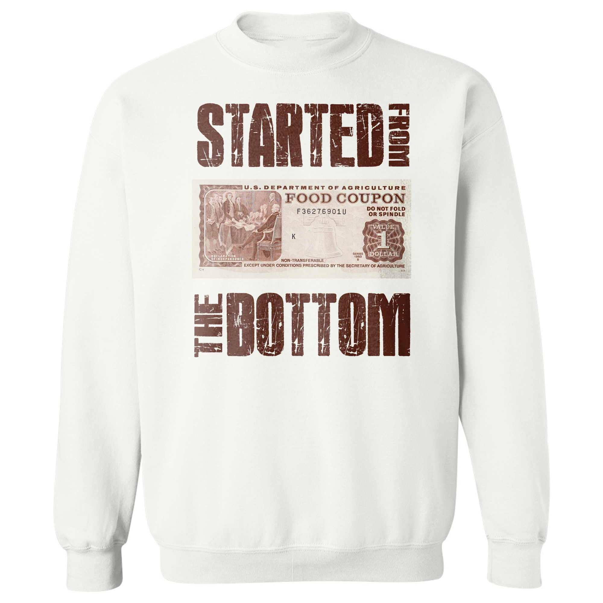 Started From The Bottom Hoodie Sweater Menswear Shirt casual comfy