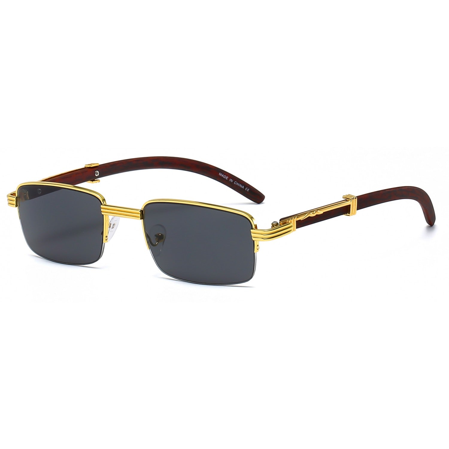 High Quality Metal Frame, Tinted Lens, Sunglasses UV400 luxury