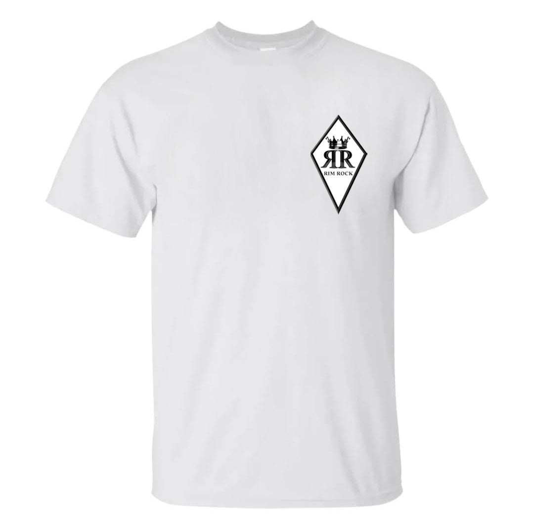 RimRock White Diamond/Black Logo T Shirt
