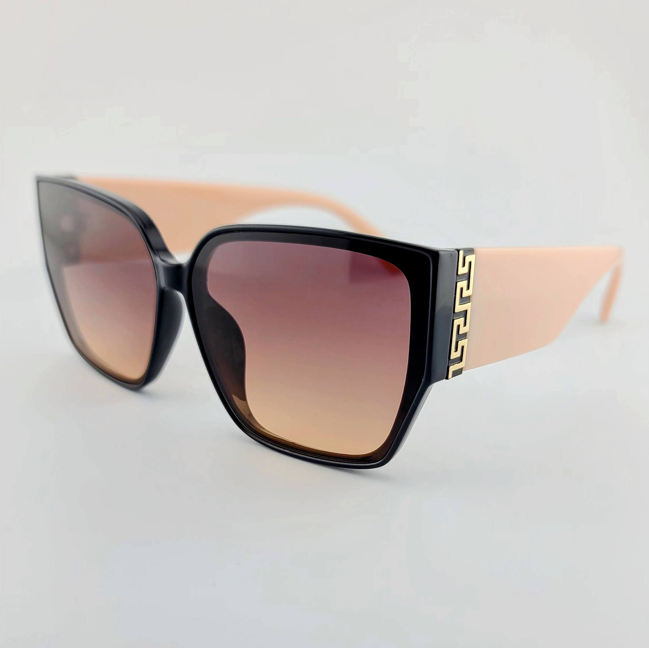 Oversized Big Cat Eye Thick Frame Luxury Women Men UV400 Sunglasses