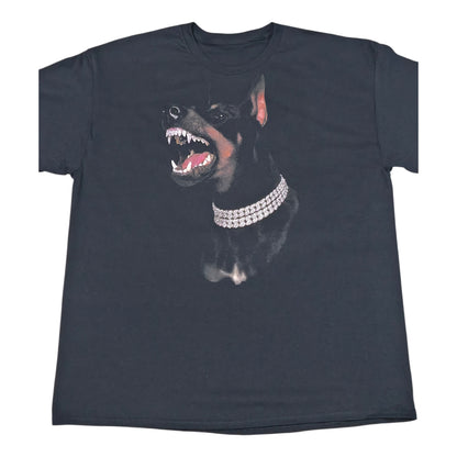 Dobermann Pincher Iced Out Teeth and Chain T Shirt