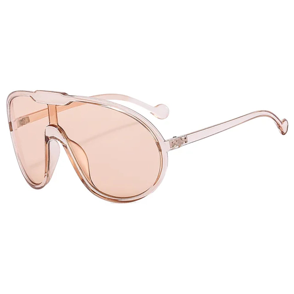 Vintage Oversized Big Frame Luxury Cycling Women Men UV400 Sunglasses