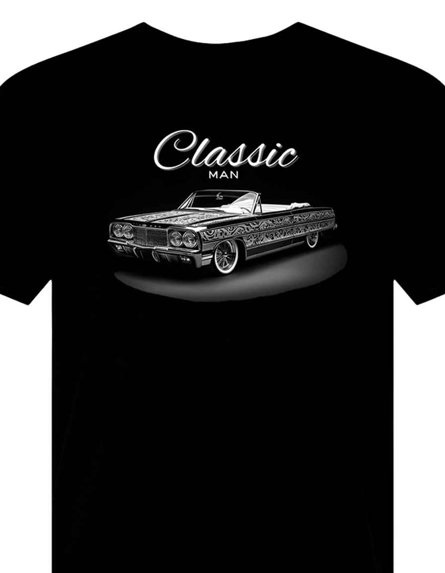 Classic Man T Shirt Menswear Streetwear Round Neck Short sleeve