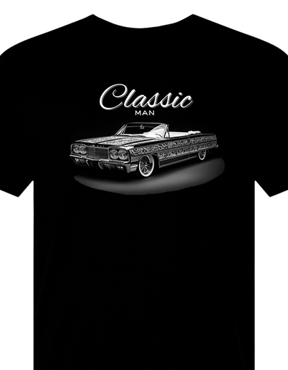 Classic Man T Shirt Menswear Streetwear Round Neck Short sleeve