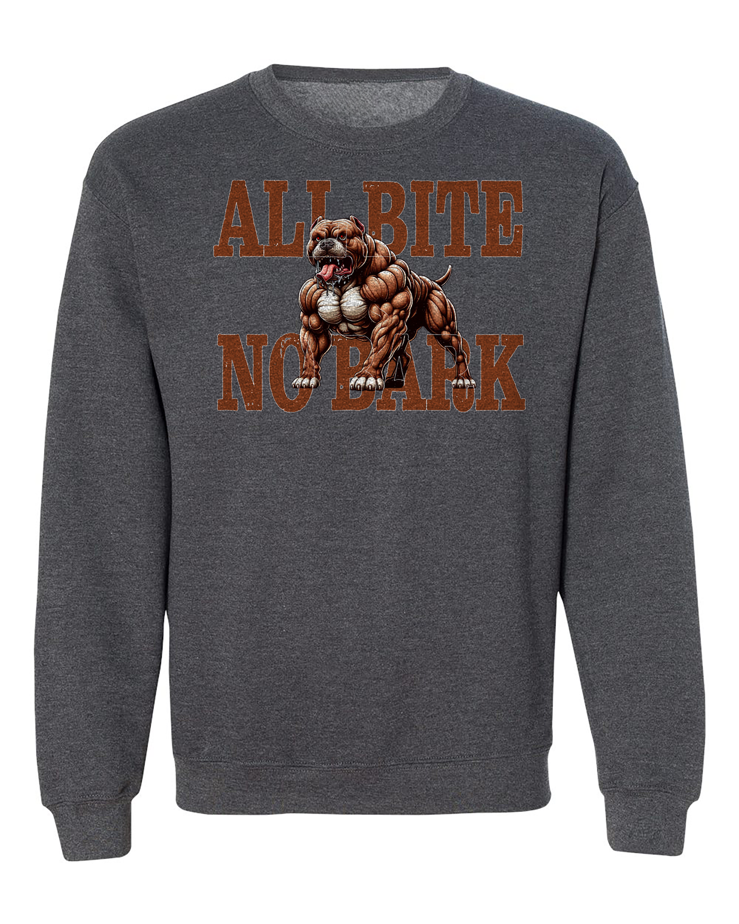 All Bite No Bark Pitbull Hoodie Sweater