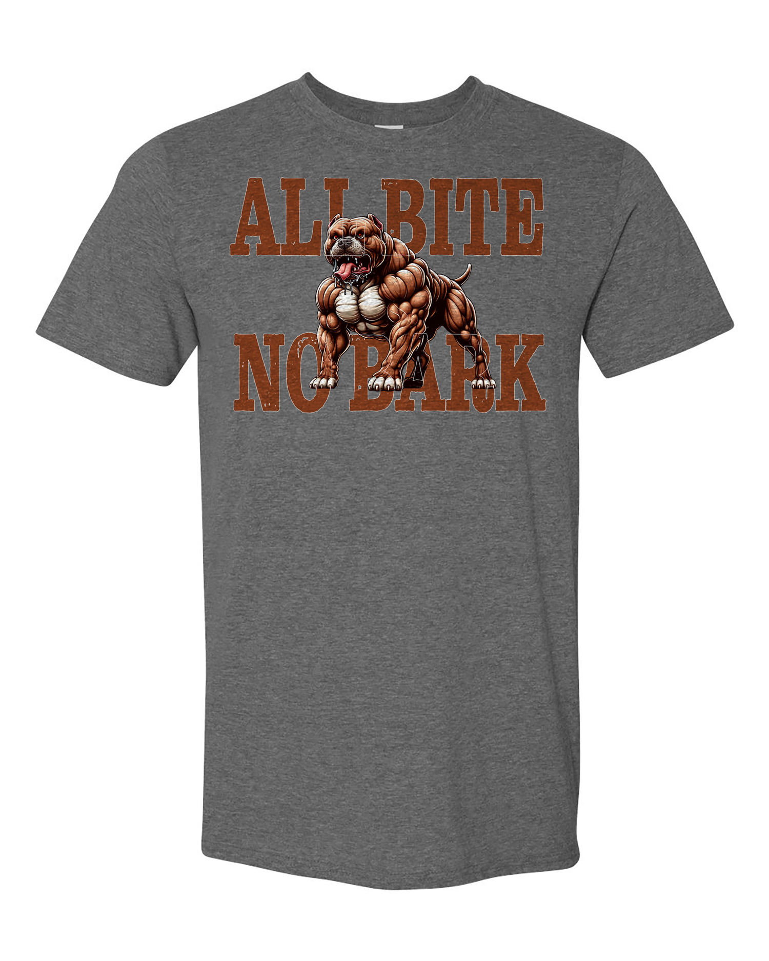 All Bite No Bark Pitbull T-shirt