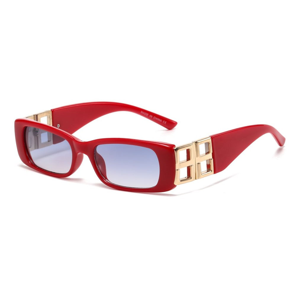 Small Square Frame Sunglasses Women Retro Rectangle Cat Eye Sun Glasses Men Shades