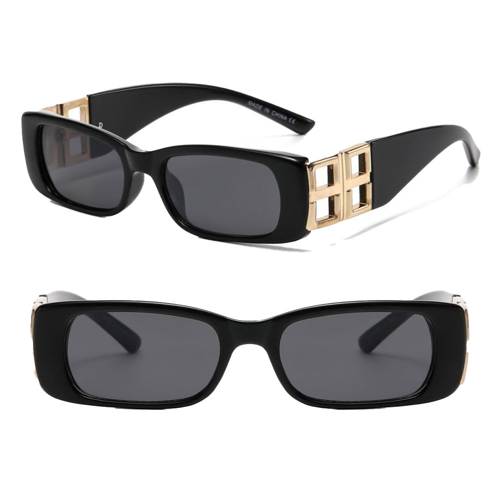 Small Square Frame Sunglasses Women Retro Rectangle Cat Eye Sun Glasses Men Shades