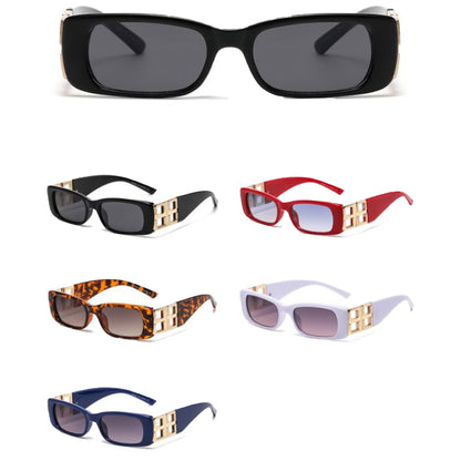 Small Square Frame Sunglasses Women Retro Rectangle Cat Eye Sun Glasses Men Shades