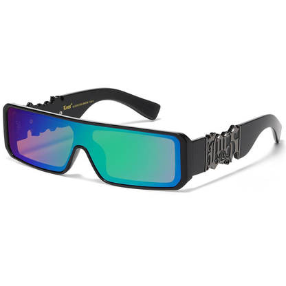 OG Slim LOCS Slim Frame Black Gold Embed Sunglasses Men women savage sunglass