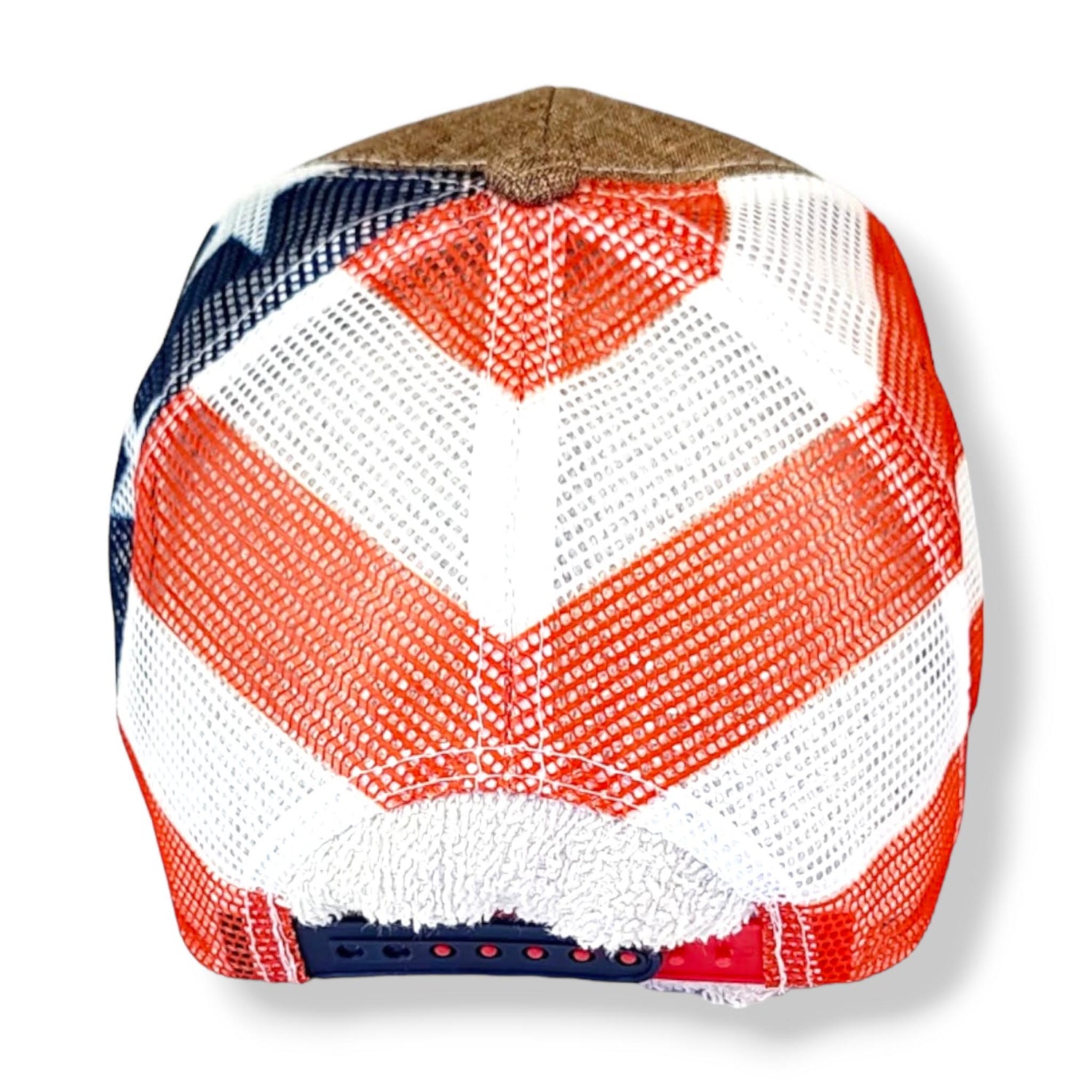 American Flag Cork Style Snapback Cap