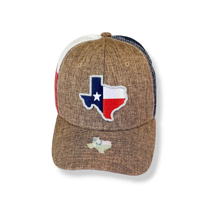 State of Texas Cork Style Hat Snapback Cap