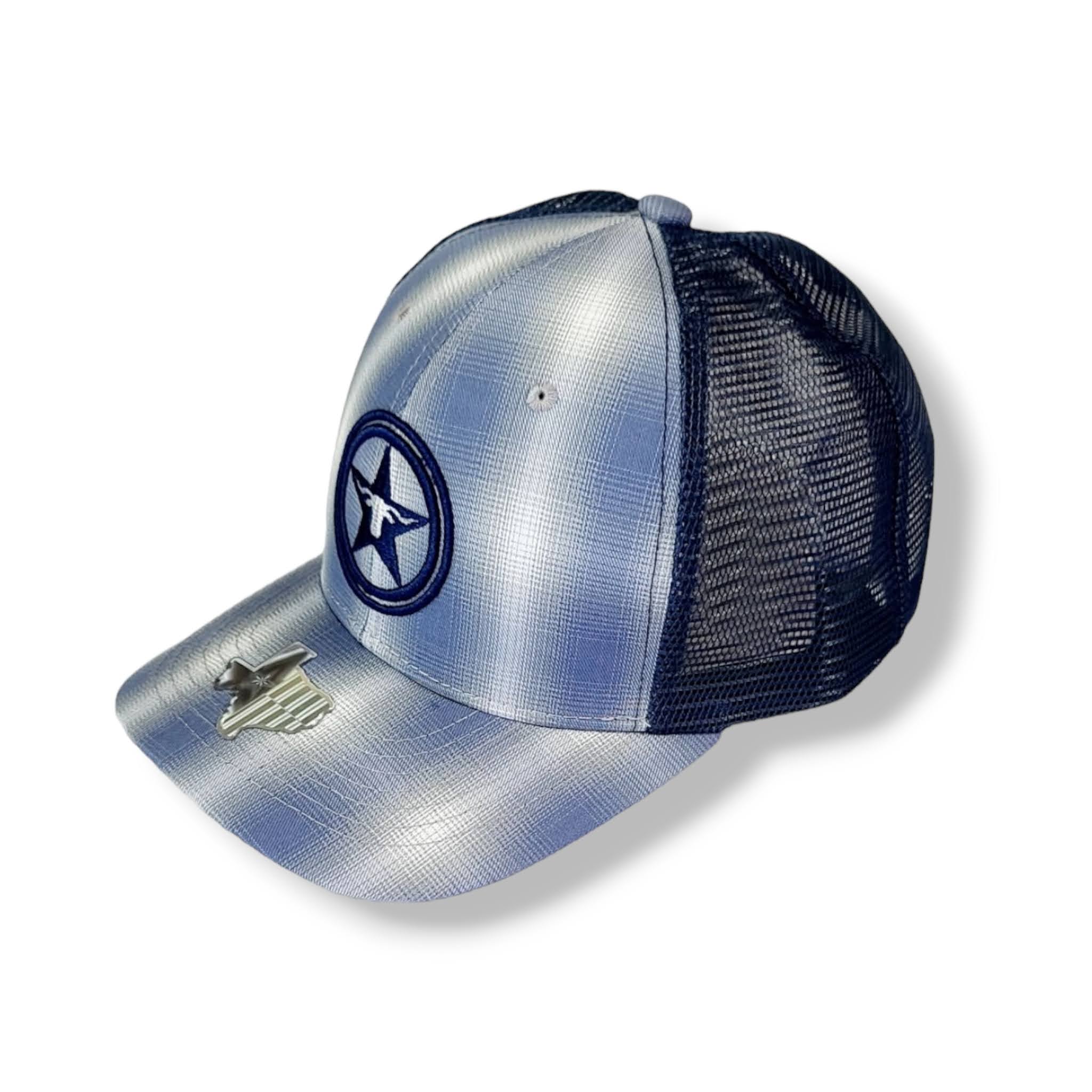 Plaid Design Texas Longhorn Star Snapback Hat