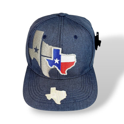 Denim Style Texas State Hat Snapback Cap