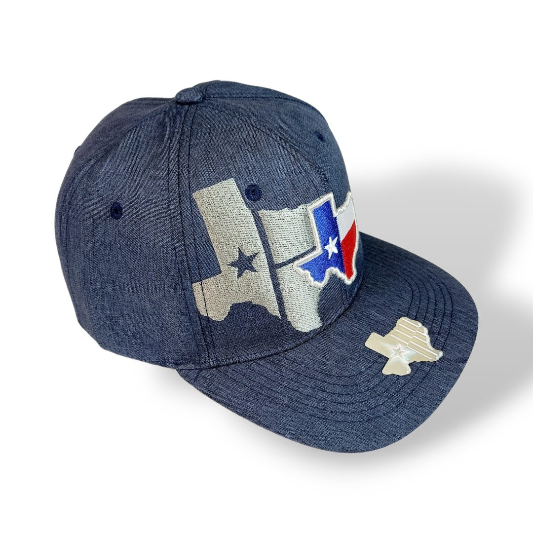 Denim Style Texas State Hat Snapback Cap