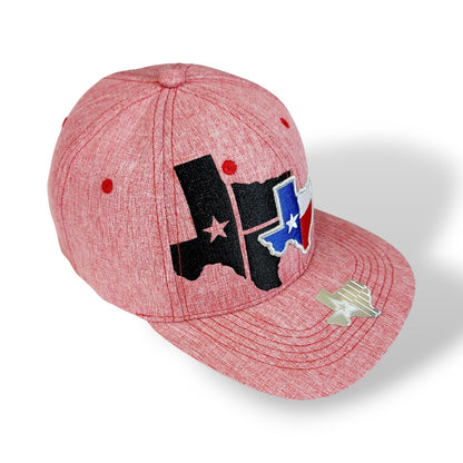 Denim Style Texas State Hat Snapback Cap