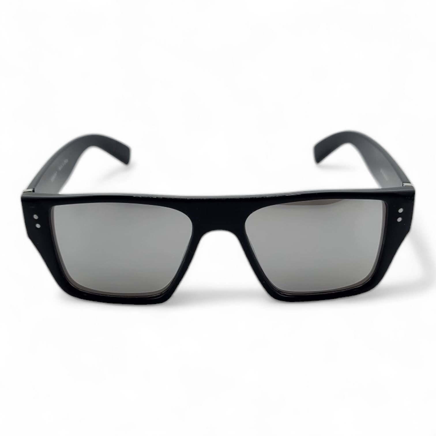 Stylish Black Frame with Color Lens Big Blocks Sunglasses  UV400