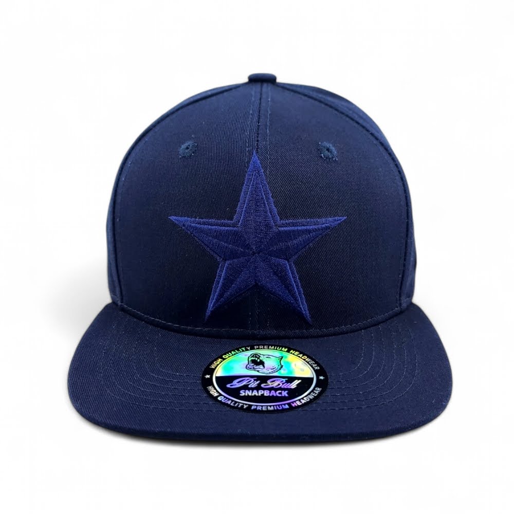 Solid Color Star Hat Snapback Cap