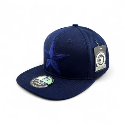 Solid Color Star Hat Snapback Cap