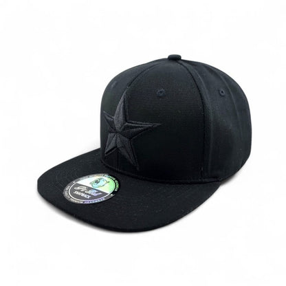 Solid Color Star Hat Snapback Cap