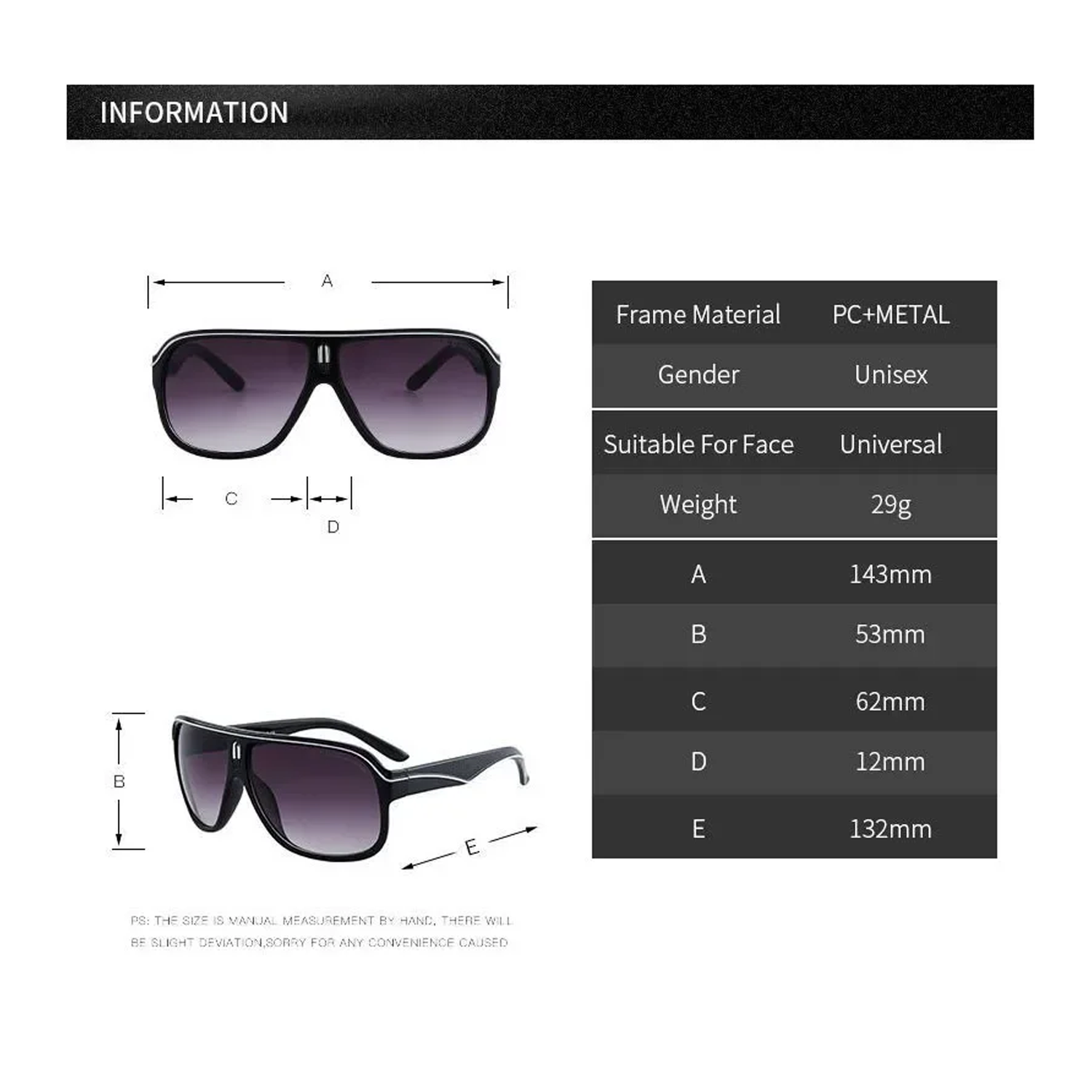 Aviators Sunglasses Men Woman Vintage Retro Sports Driving Sun Glasses Oversize Colorful Outdoor Eyewear