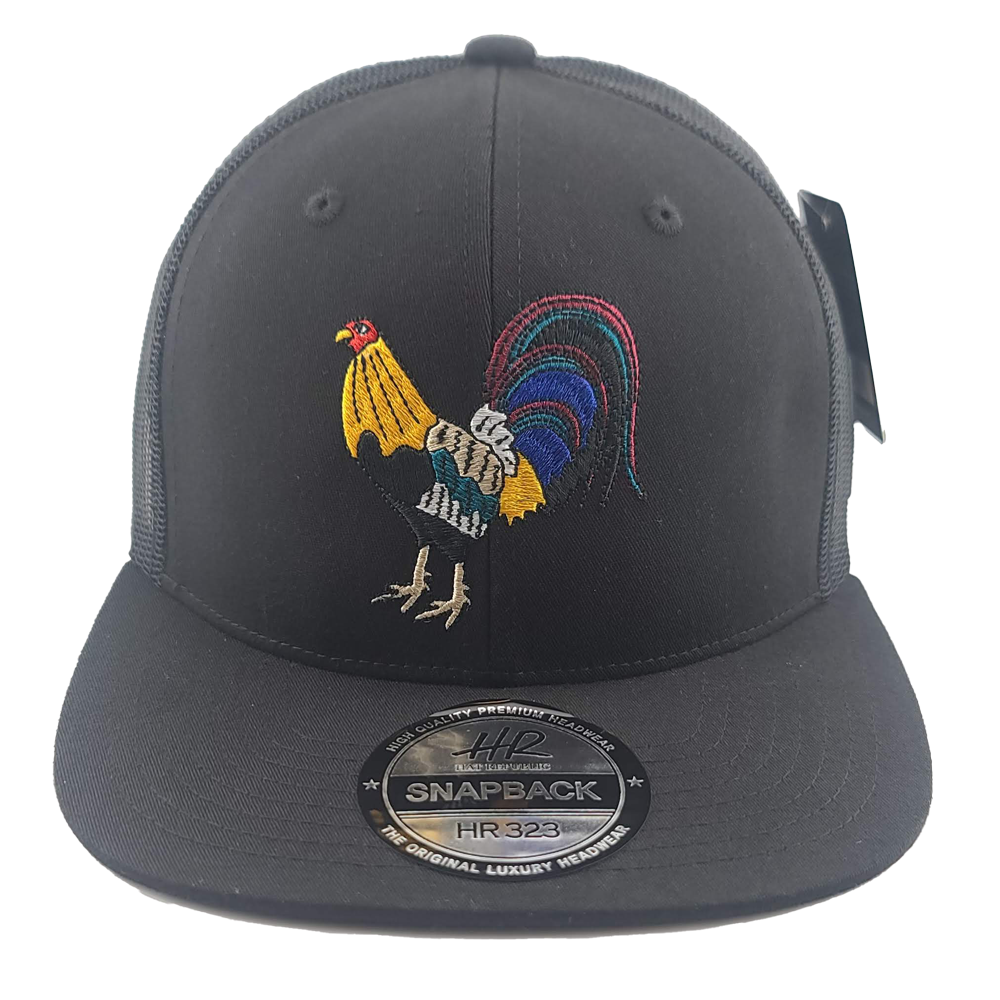 Trucker Cap Rooster Chicken Embroidered Snapback Hat