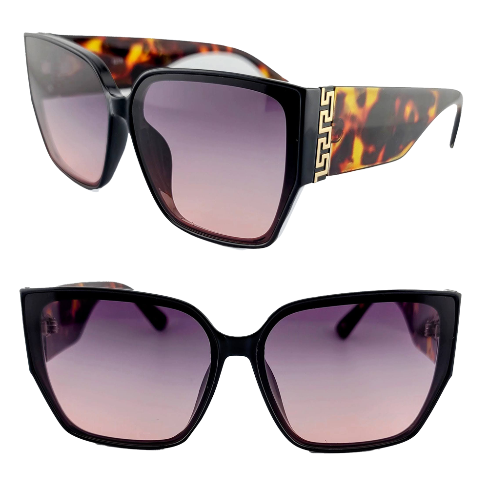 Oversized Big Cat Eye Thick Frame Luxury Women Men UV400 Sunglasses