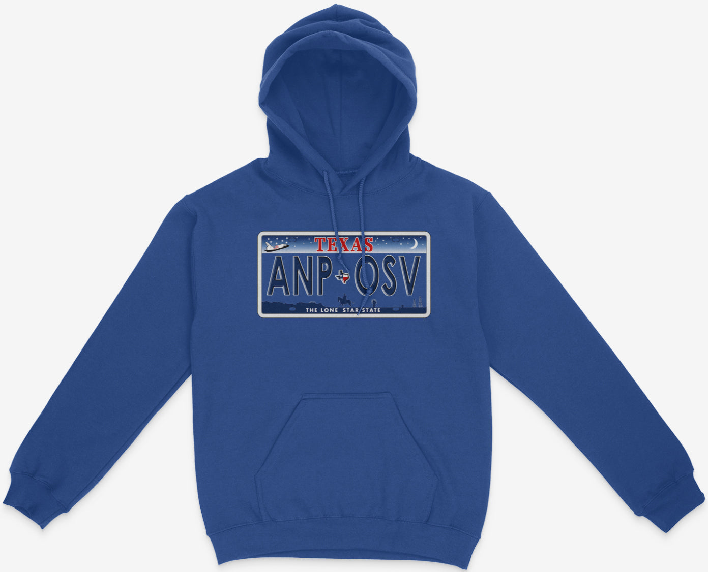 ANPOSV Texas Licenses Plate Hoodie