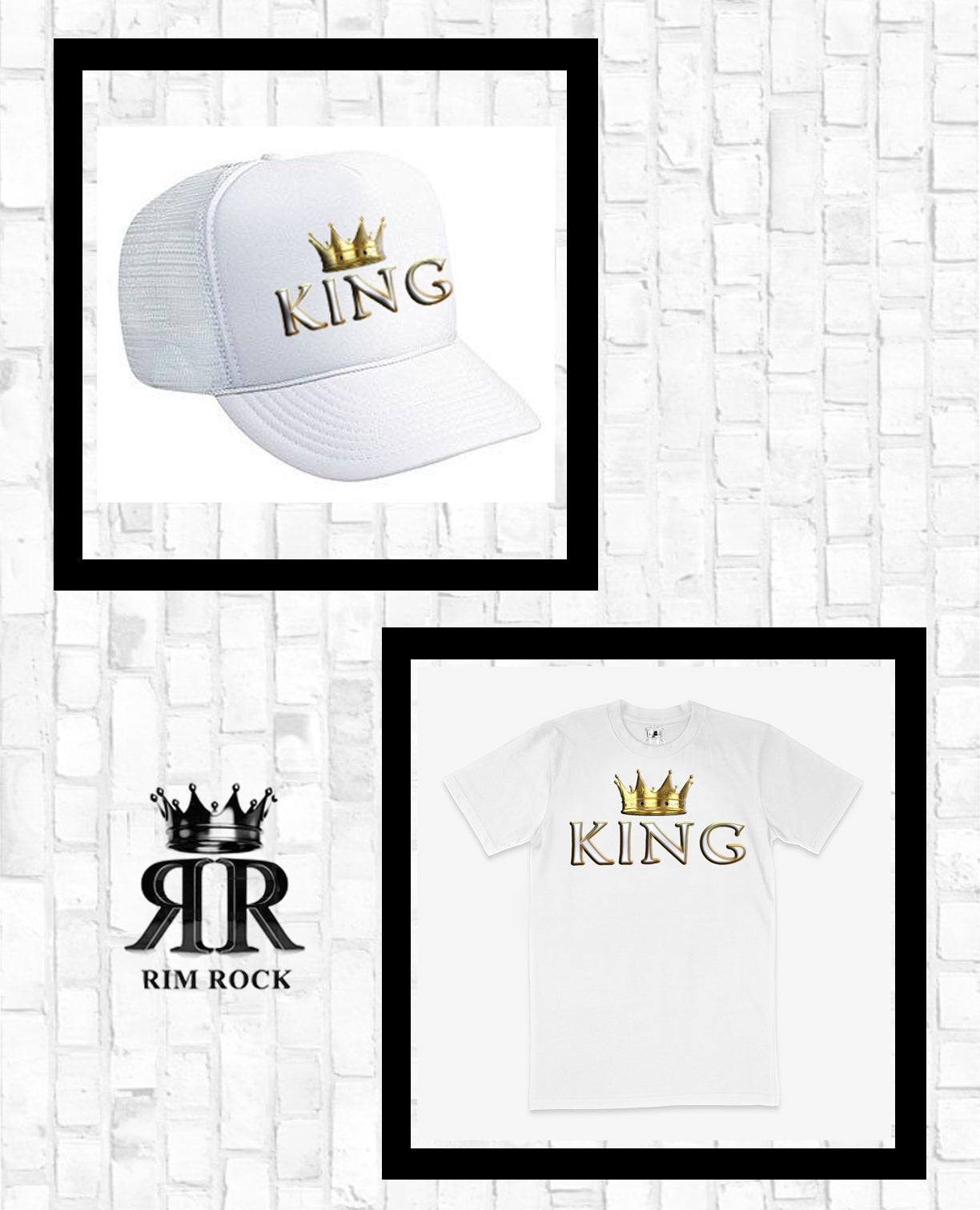 King Crown T Shirt And Hat Combo