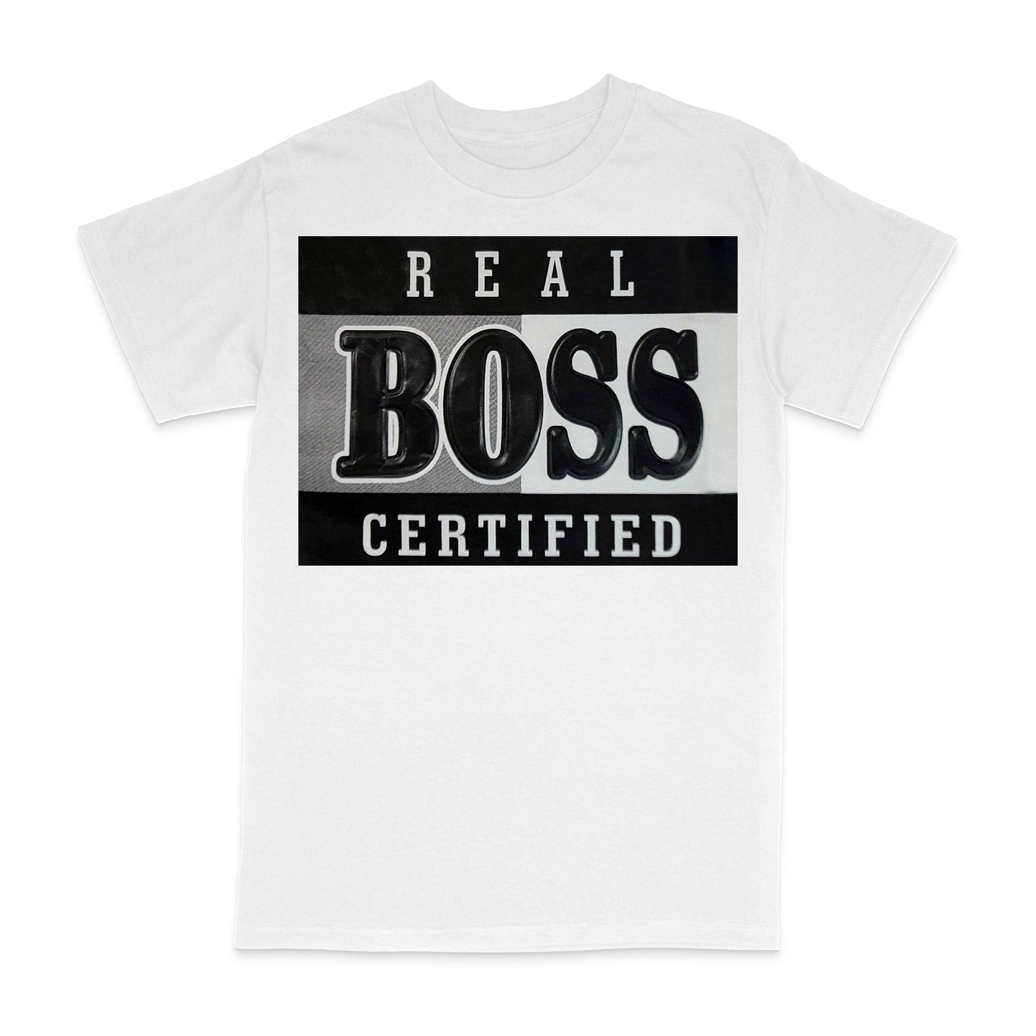 Real Boss Certified Hat and T-shirt Combo Set.