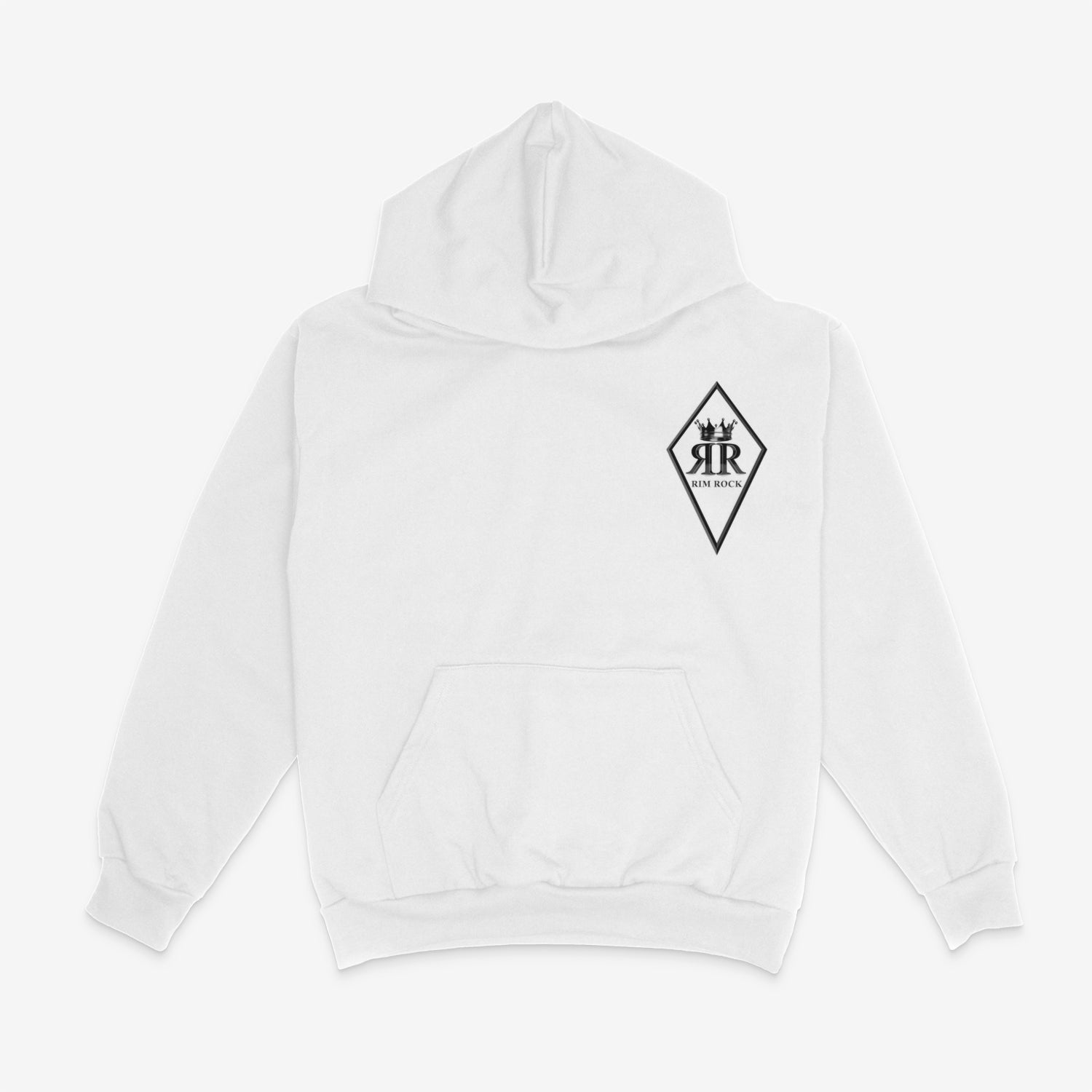 RimRock Hoodie With White Diamond/Black Logo