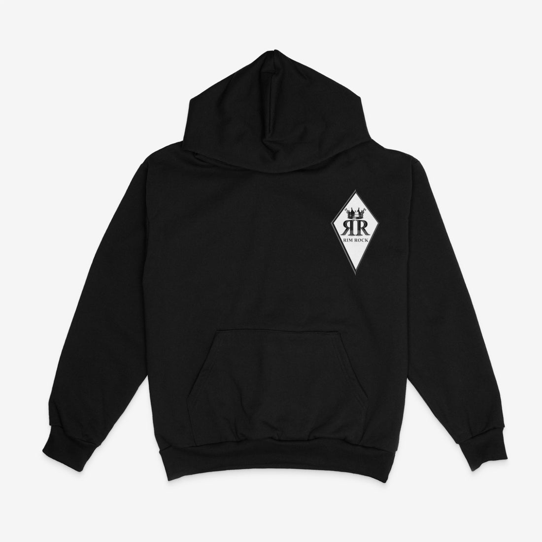 RimRock Hoodie With White Diamond/Black Logo