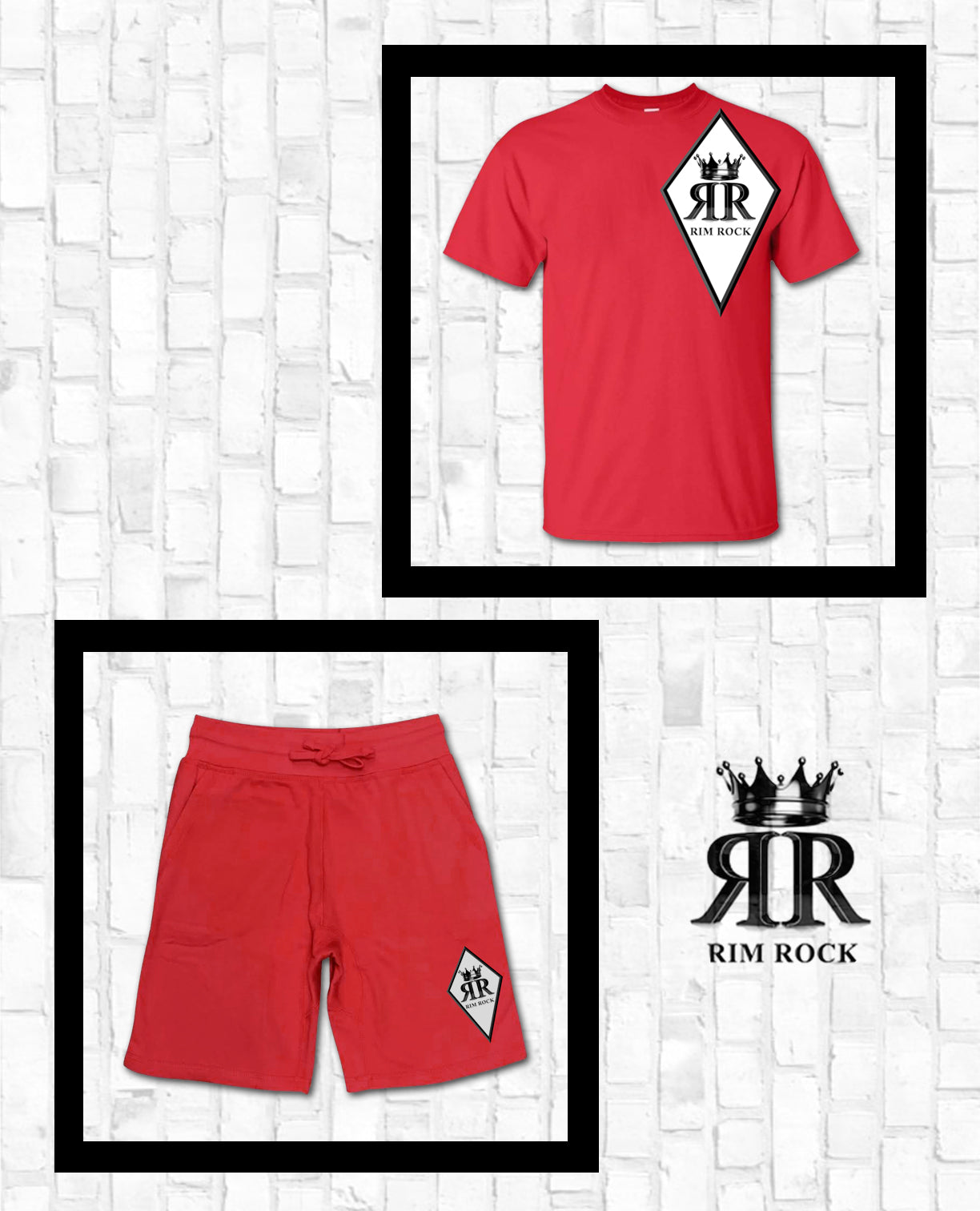 RimRock T-Shirt and Fleece Shorts Combo Set