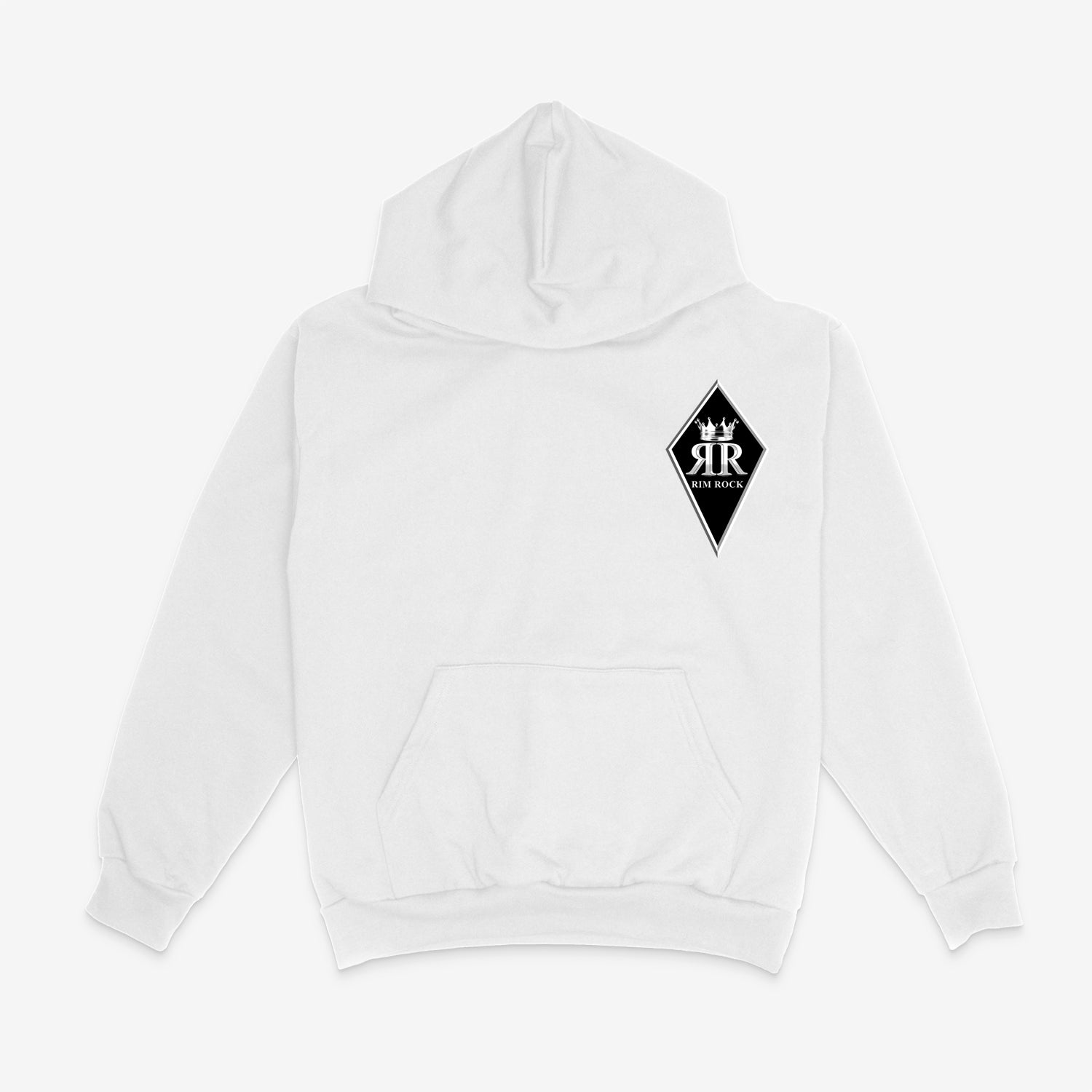 RimRock Hoodie With Black Diamond/White Logo